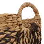 CESTO 29 CM X 45 CM X 35 CM AGUAPÉ - FIBRA NATURAL/PRETO - Foto 8