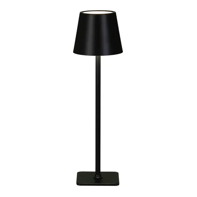 LUMINÁRIA DE MESA LED RECARREGÁVEL KROM - PRETO - Foto 5