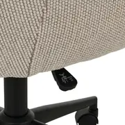 CADEIRA HOME OFFICE CLAM GLAM - PRETO/AREIA - Foto 8