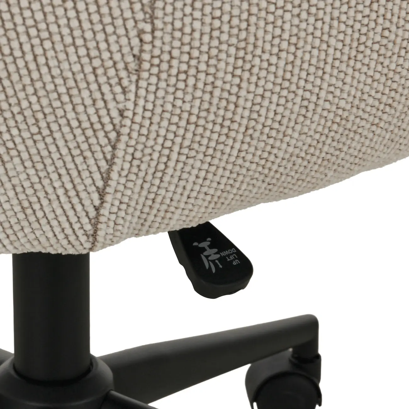 CADEIRA HOME OFFICE CLAM GLAM - PRETO/AREIA - Foto 8