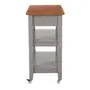 CARRINHO 1 GAVETA 80 CM X 45 CM NANCY - CINZA PROVENCE/AMÊNDOA - Foto 4