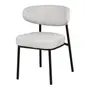 CADEIRA DE JANTAR LOBBY - PRETO/BEGE - Foto 1