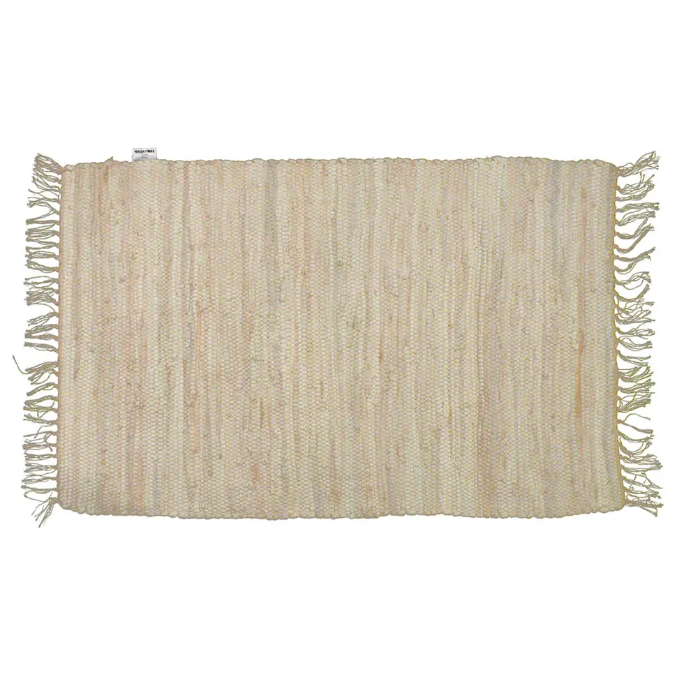 TAPETE 60 CM X 90 CM SOLID CHINDI - CREAM - Foto 1