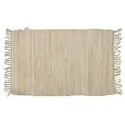 TAPETE 60 CM X 90 CM SOLID CHINDI - CREAM - Foto 1