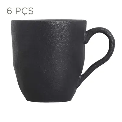 JOGO CANECA 270 ML C/6 PÇS GEO ORGÂNICO