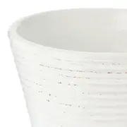 CACHEPÔ 14 CM ONDULLE - BRANCO/ PATINA PROVENÇAL - Foto 2