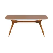 MESA DE JANTAR 1,80 M X 1 M ORGANIC - FREIJÓ/BRANCO - Foto 22