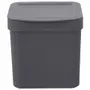LIXEIRA 2,5 L TRIUM - CINZA - Foto 1