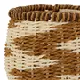 CESTO 13 CM X 15 CM X 15 CM HELBRON - FIBRA CLARA/CANELA DO CEILÃO - Foto 5