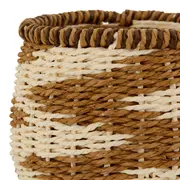 CESTO 13 CM X 15 CM X 15 CM HELBRON - FIBRA CLARA/CANELA DO CEILÃO - Foto 5