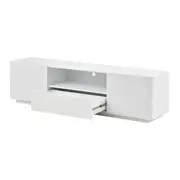 RACK 2 PORTAS/1 GAVETA 1,80 M X 40 CM ROOM - BRANCO - Foto 4