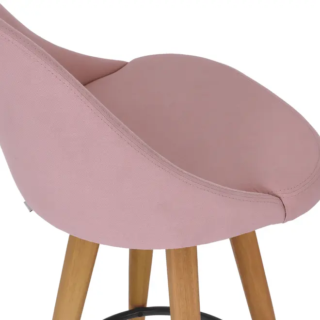 BANCO ALTO GIRATÓRIO KLOE - TAUARI/QUARTZO ROSA - Foto 7