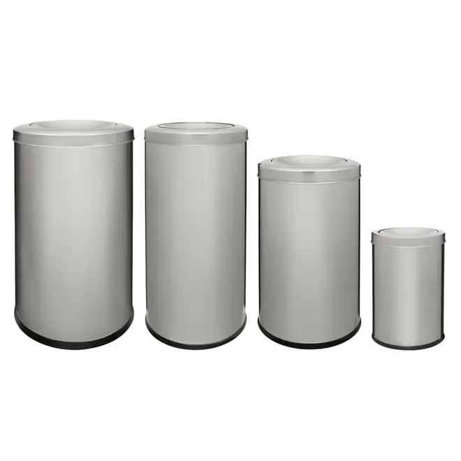 LIXEIRA 7 L BANDON - INOX/PRETO - Foto 4