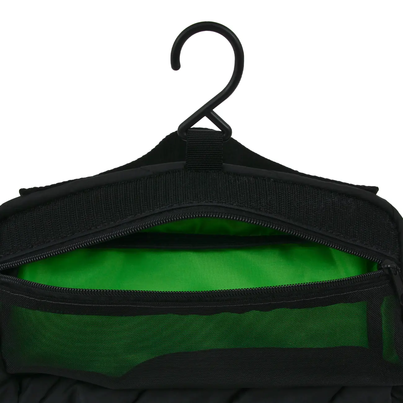 NÉCESSAIRE PARA VIAGEM CAVEIRA - PRETO/VERDE FLUOR - Foto 7