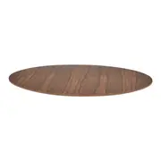MESA OVAL 1,60 M X 90 CM HERON - ALUMÍNIO/PAU FERRO - Foto 4