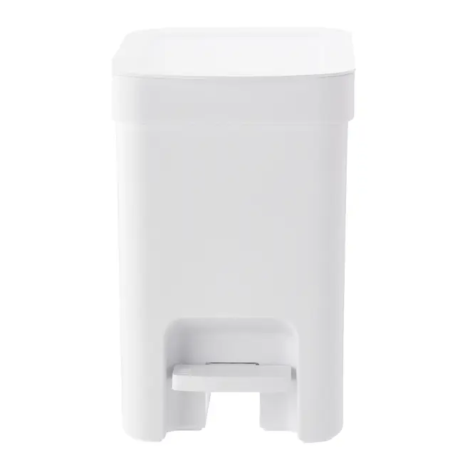 LIXEIRA COM PEDAL 6 L TRIUM - BRANCO - Foto 2