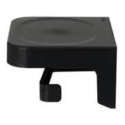 PORTA-PAPEL HIGIÊNICO DE PAREDE AUTOADESIVA ELEVE - PRETO - Foto 3