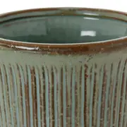 CACHEPÔ 18 CM JARDIN - BLEU CENDRÉ - Foto 3