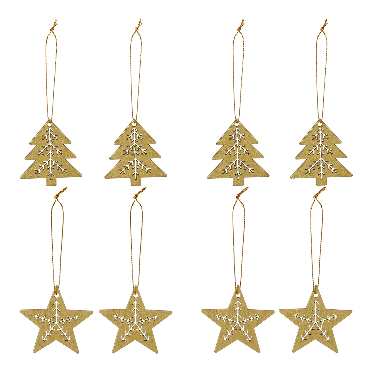 PINGENTE CONJUNTO COM 8 PEÇAS FINE FESTIVITY - OURO - Foto 1