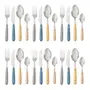 FAQUEIRO 24 PEÇAS PARA 6 PESSOAS ORSAY - INOX/MULTICOR - Foto 3