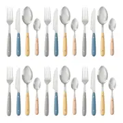 FAQUEIRO 24 PEÇAS PARA 6 PESSOAS ORSAY - INOX/MULTICOR - Foto 3