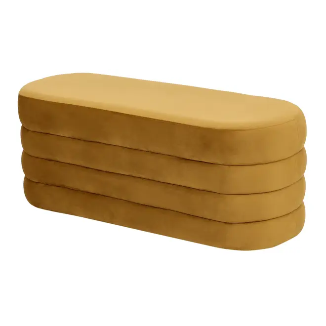 PUFF 1,07 M X 44 CM PLUMP - DOURADO - Foto 2