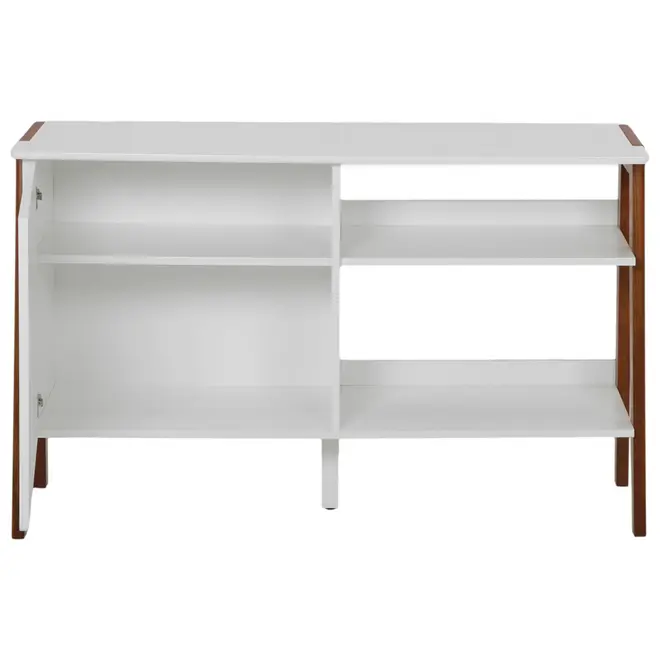 ARMÁRIO PARA ESCRITÓRIO 1 PORTA HANNA - NOZES/BRANCO - Foto 2