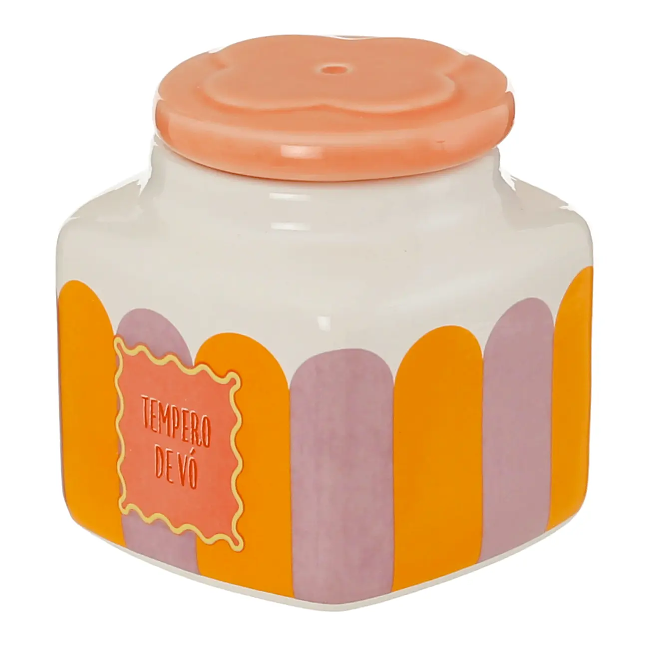 PORTA-TEMPEROS KIT COM 3 PEÇAS CIRCUS - BRANCO/MULTICOR - Foto 5
