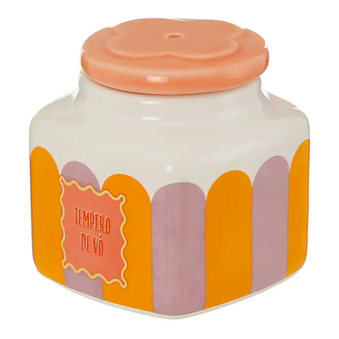 PORTA-TEMPEROS KIT COM 3 PEÇAS CIRCUS - BRANCO/MULTICOR - Foto 5