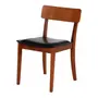 CADEIRA DE JANTAR TANGO - NOZES/PRETO - Foto 1
