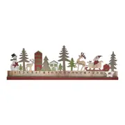 CALENDÁRIO NATALINO DE MESA HOHO HOME - VERMELHO HINDU/ENGLISH GREEN - Foto 3
