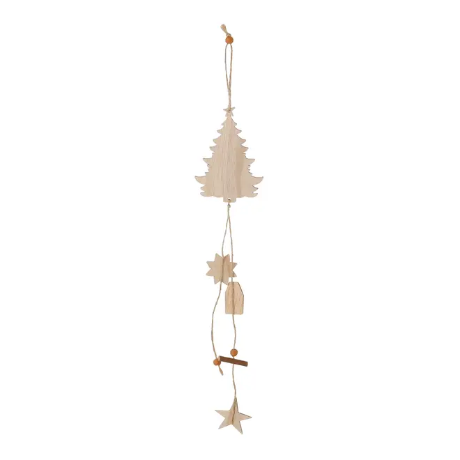 PINGENTE 50 CM VILAREJO NOEL - CASCA DE URUCUM/CIPESTRE - Foto 4