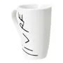CANECA 400 ML LIVRO EM LOUÇAS AMOR - BRANCO/PRETO - Foto 5