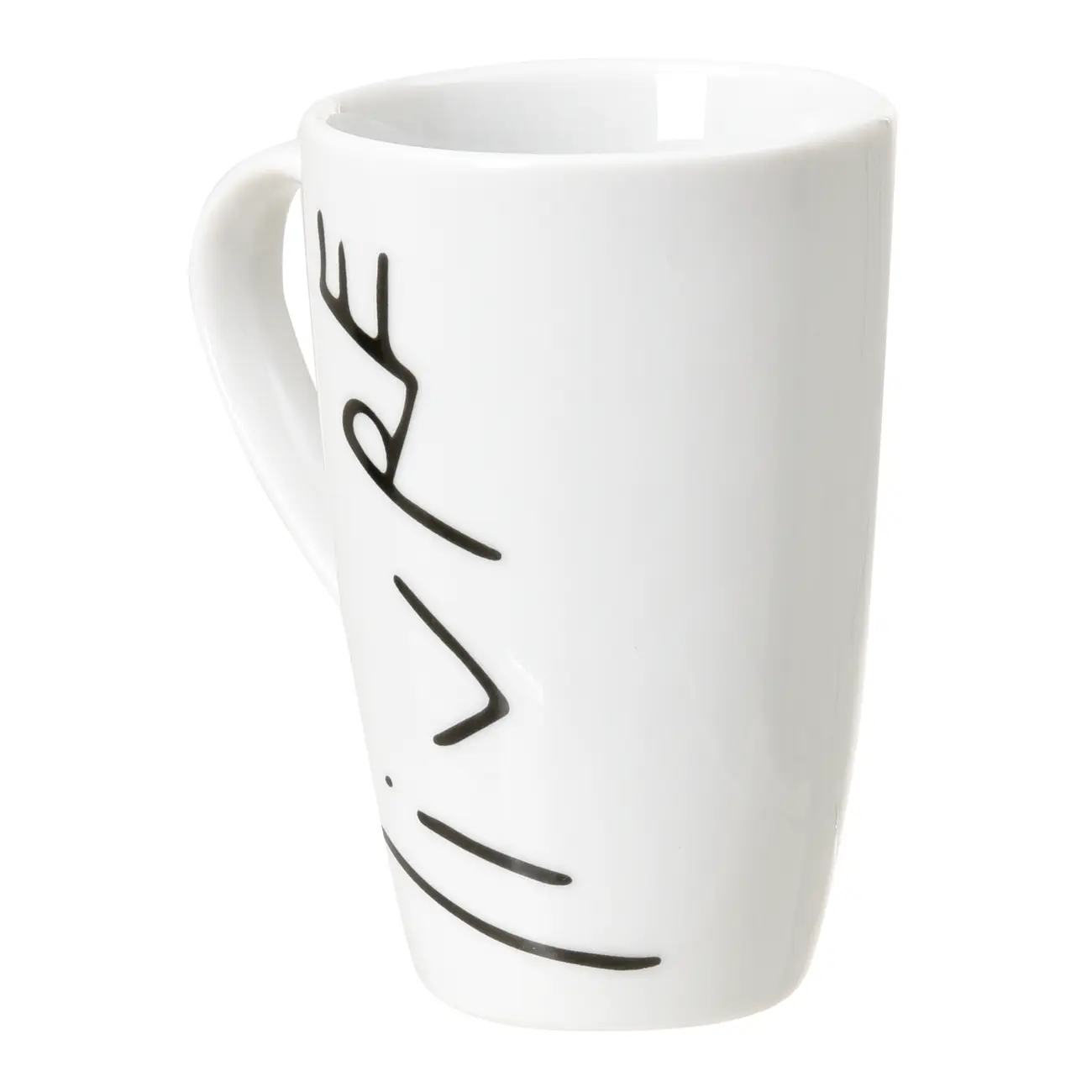 CANECA 400 ML LIVRO EM LOUÇAS AMOR - BRANCO/PRETO - Foto 5