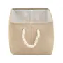 CESTO 21 CM X 21 CM X 32 CM TRAIRI - NATURAL/OFF WHITE - Foto 4