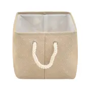 CESTO 21 CM X 21 CM X 32 CM TRAIRI - NATURAL/OFF WHITE - Foto 4
