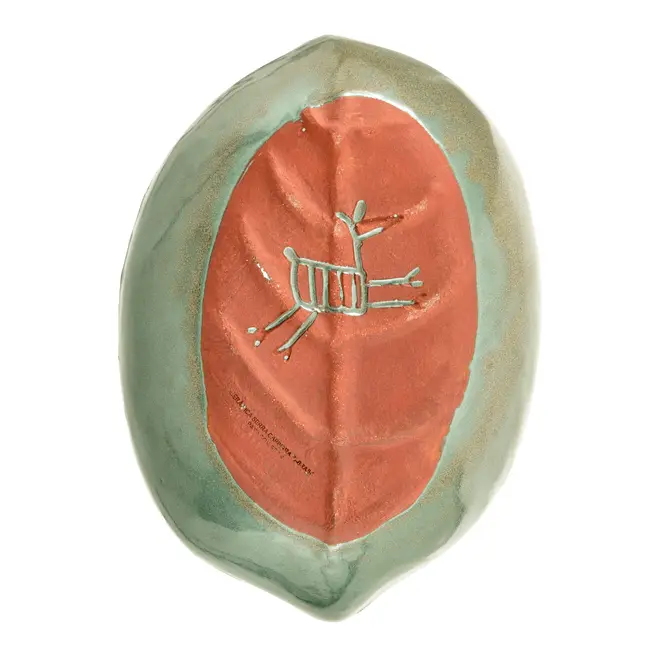TIGELA OVAL 22 CM X 16 CM FOLHA - VERDE - Foto 5