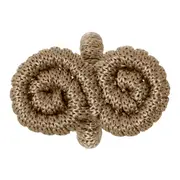 ARGOLA PARA GUARDANAPO CONJUNTO COM 2 PEÇAS ARABESCO - CAMELO - Foto 5