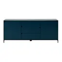 VERDE ESCARAVELHO/PRETO - BUFFET 2 PORTAS/3 GAVETAS 1,80 M X 45 CM NASH
