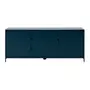VERDE ESCARAVELHO/PRETO - BUFFET 2 PORTAS/3 GAVETAS 1,80 M X 45 CM NASH
