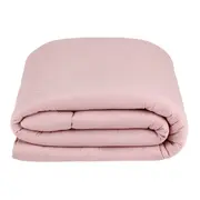 EDREDOM DUPLA-FACE CASAL/QUEEN 2,40 M X 2,50 M MISCELLAN - CINZA/ROSA CLARO - Foto 6