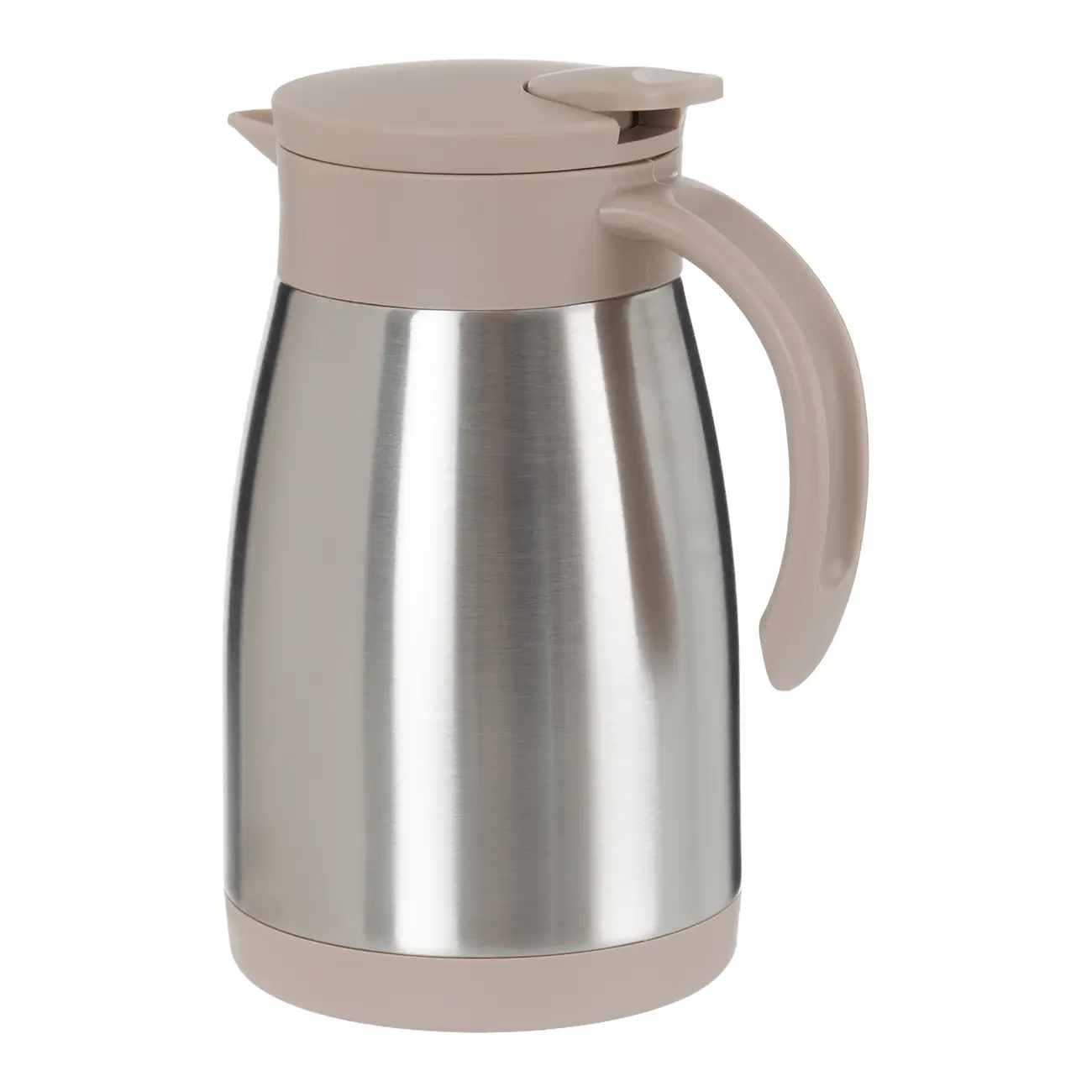 GARRAFA TÉRMICA 800 ML MIMÔ - INOX/BEGE - Foto 4