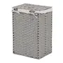 CESTO DOBRÁVEL 60 CM X 40 CM X 30 CM NID - CINZA PROVENCE/NATURAL - Foto 6