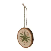 KIT COM 3 PINGENTES VILAREJO NOEL - CASCA DE URUCUM/CIPESTRE - Foto 3