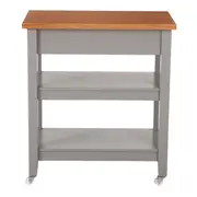 CARRINHO 1 GAVETA 80 CM X 45 CM NANCY - CINZA PROVENCE/AMÊNDOA - Foto 5