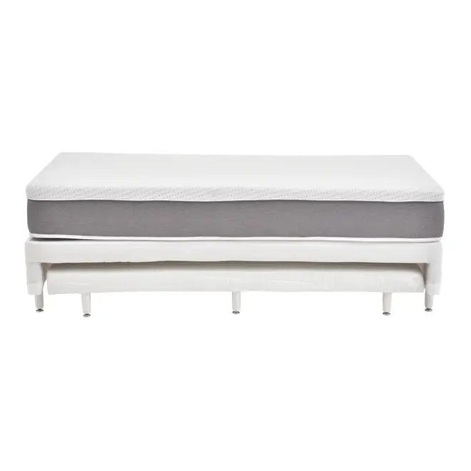 CAMA BOX SOLT 88 C/INF TATOU MACIO/MAX - CINZA/BRANCO - Foto 1