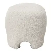 PUFF GUINEA - BOUCLÉ NATURAL - Foto 3