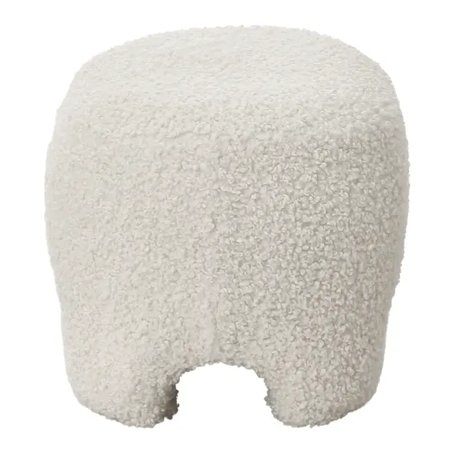 PUFF GUINEA - BOUCLÉ NATURAL - Foto 3