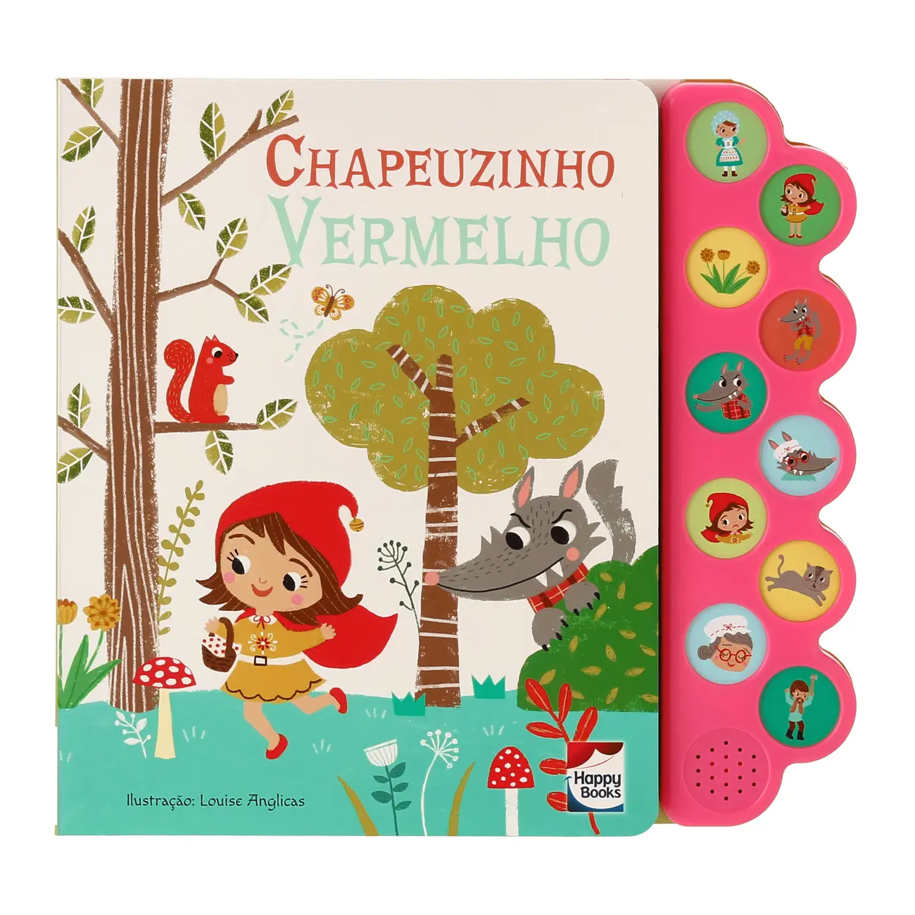 ENCANTADAS SONOROS: CHAPEUZINHO VERMELHO LIVRO INFANTIL - MULTICOR - Foto 1