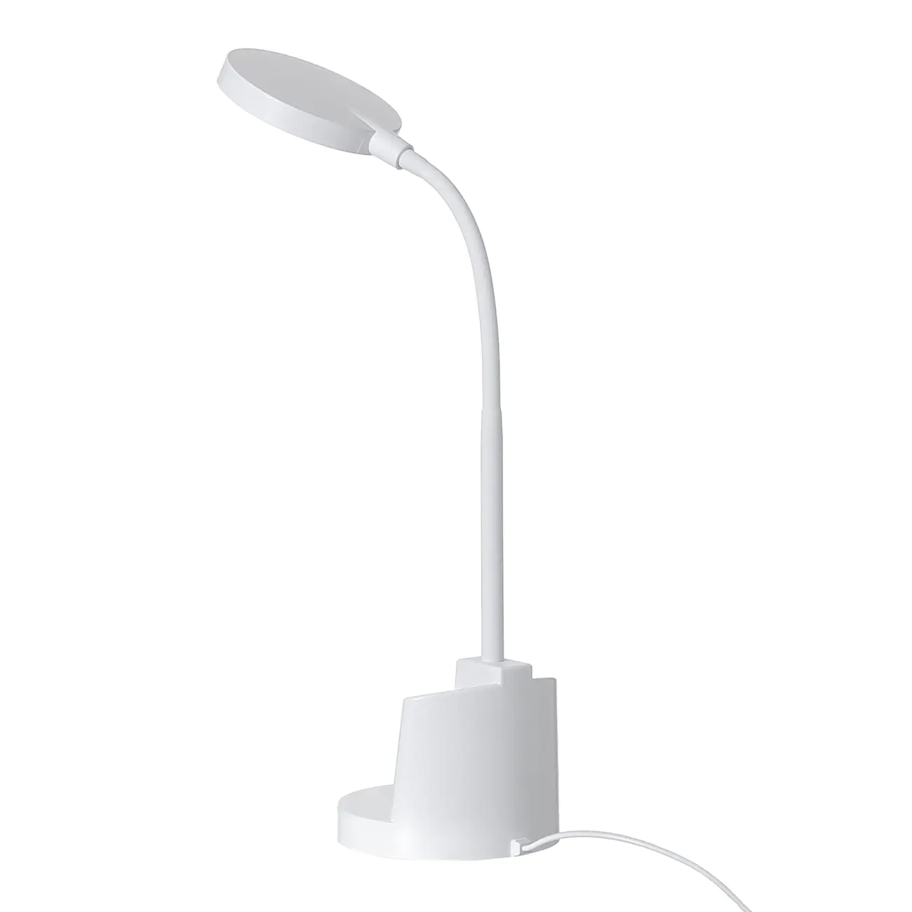 LUMINÁRIA DE MESA LED COM PORTA-CANETAS LE OFFICE - BRANCO - Foto 5